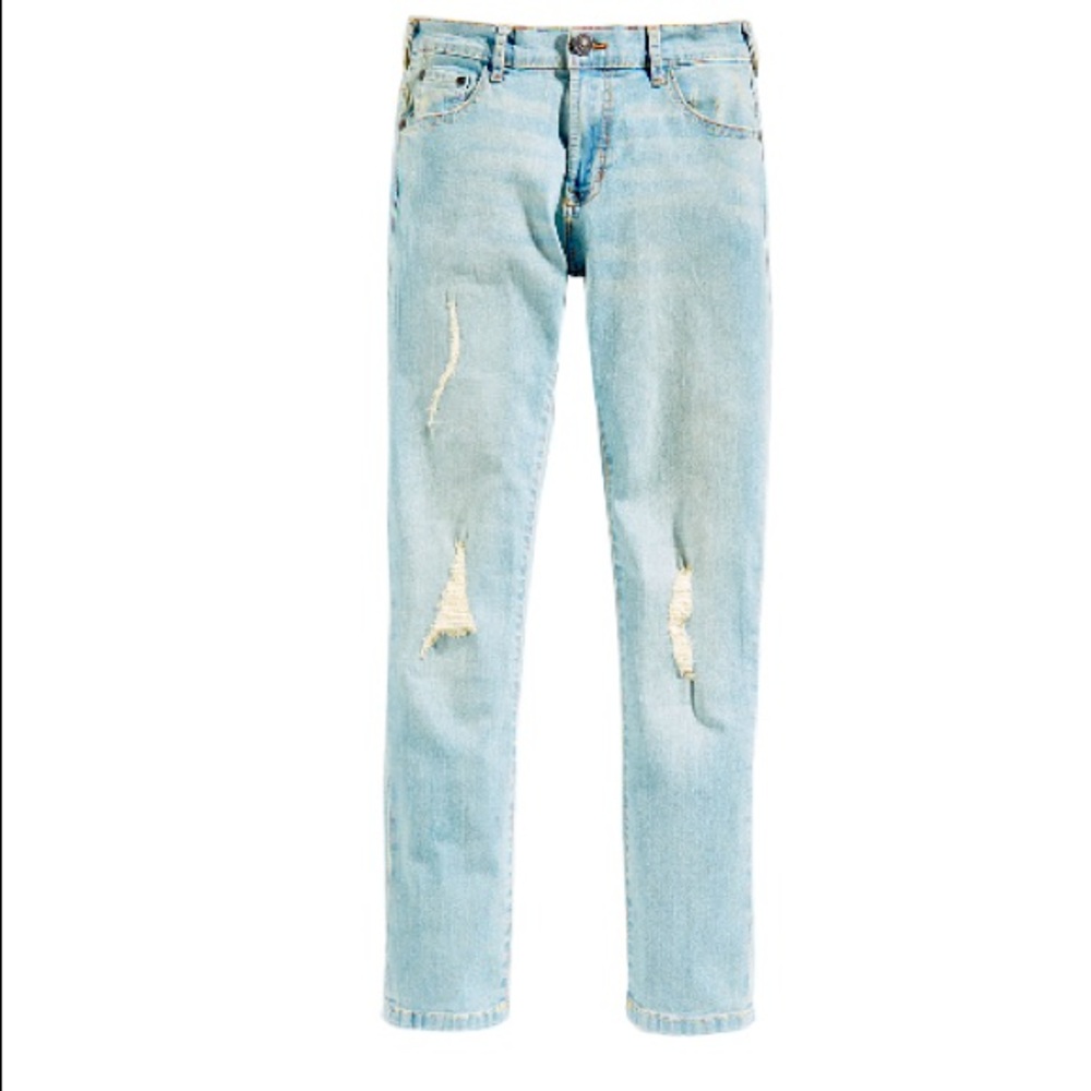 Ring Of Fire Slim Distressed Jeans 34x32